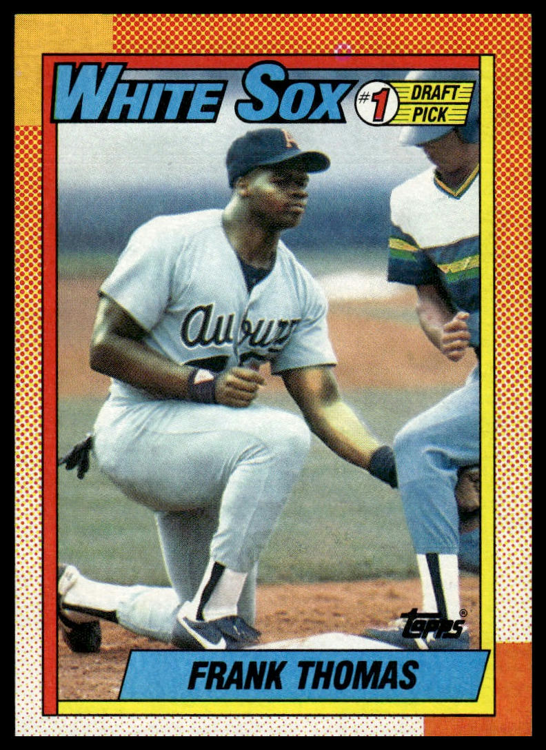 1990 Topps #414a Frank Thomas