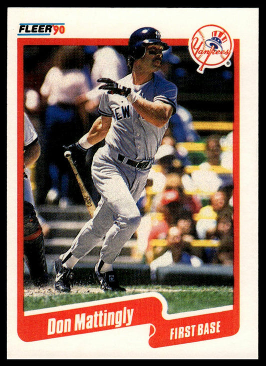 1990 Fleer #447a Don Mattingly