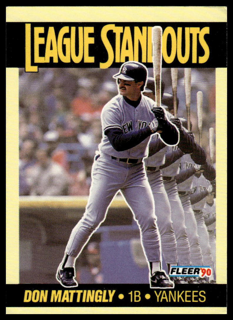 1990 Fleer #2 Don Mattingly League Standouts