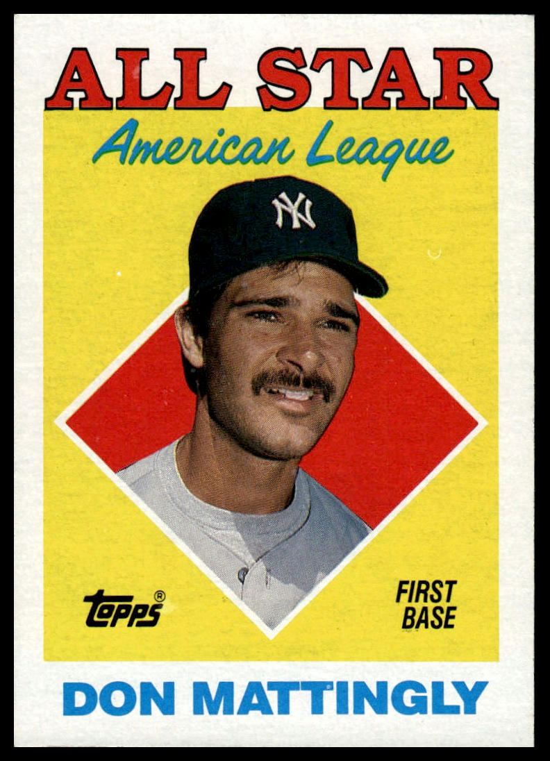 1988 Topps Cloth Test Issue #NNO Don Mattingly