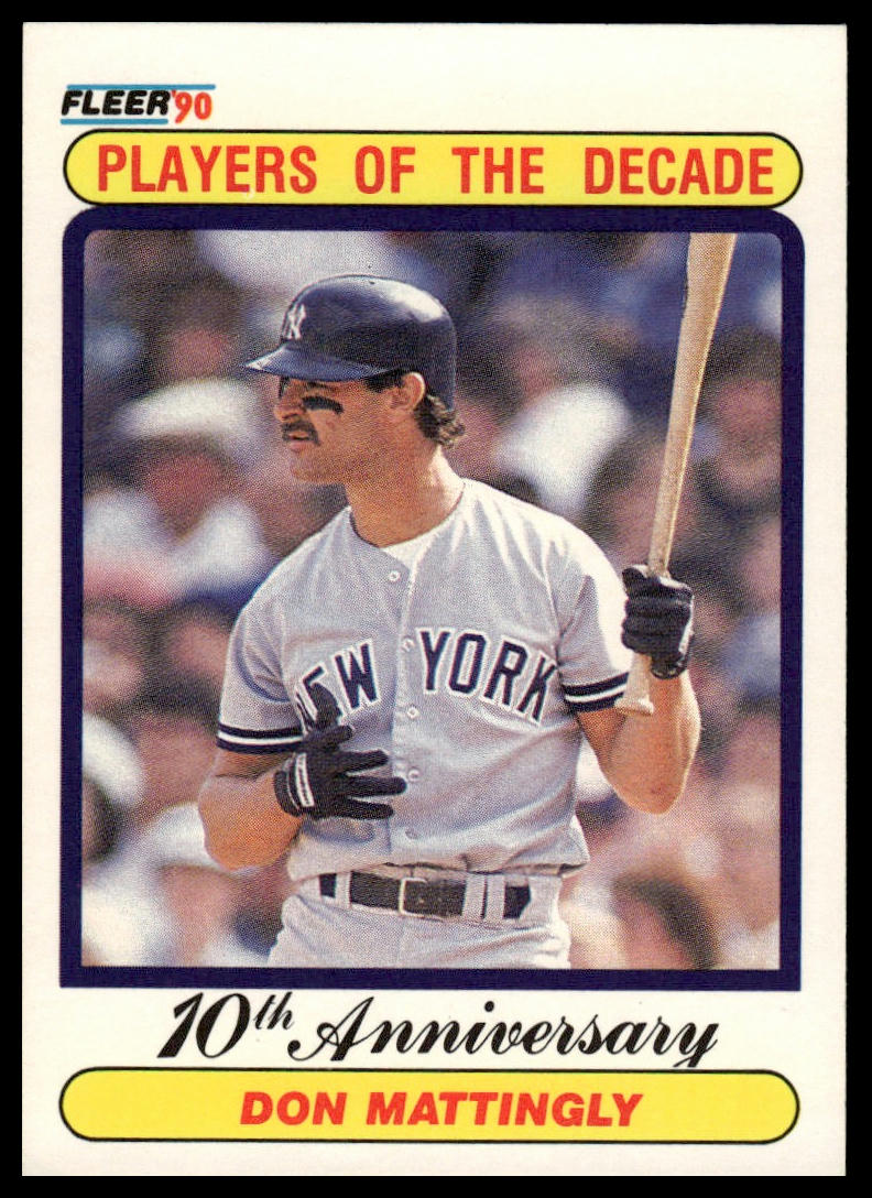 1990 Fleer #626a Don Mattingly