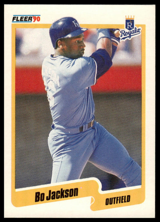 1990 Fleer #110a Bo Jackson