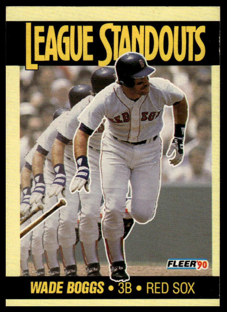 1990 Fleer #5 Wade Boggs League Standouts