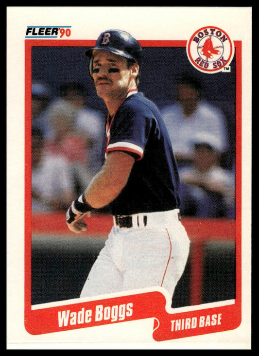 1990 Fleer #268b Wade Boggs