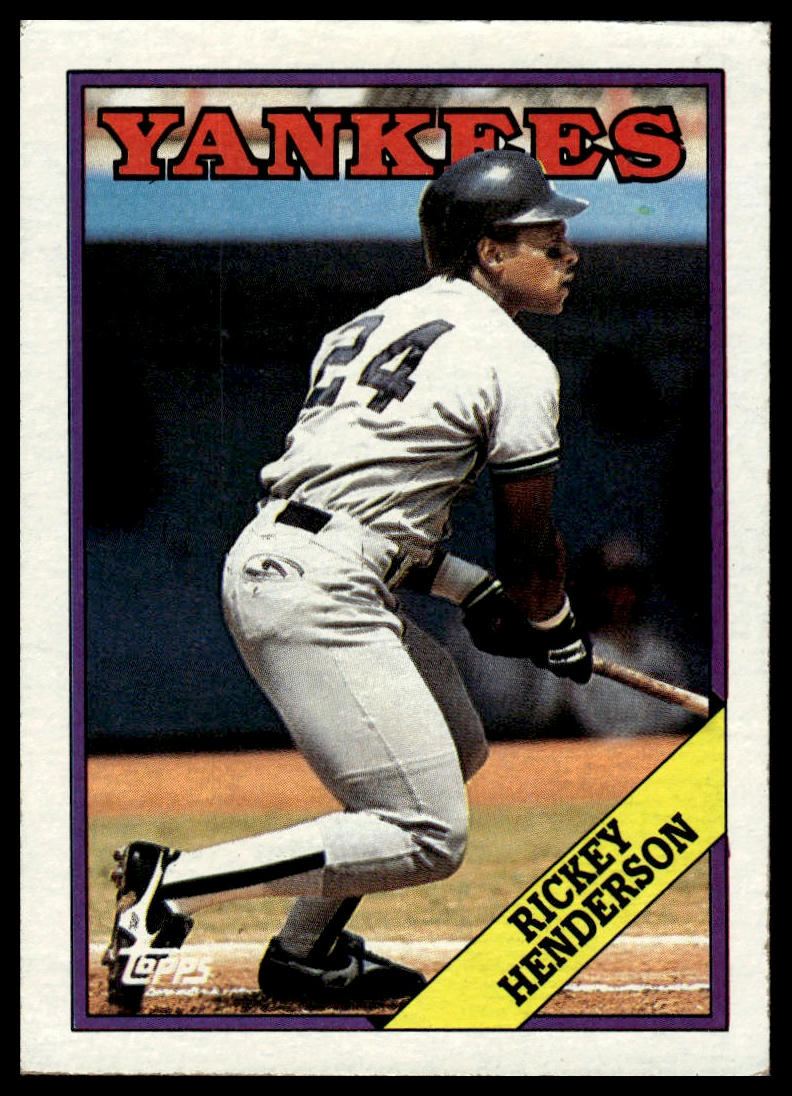 1988 Topps #60 Rickey Henderson