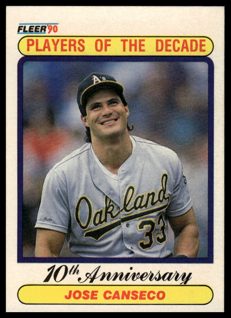 1990 Fleer Canadian #629 Jose Canseco