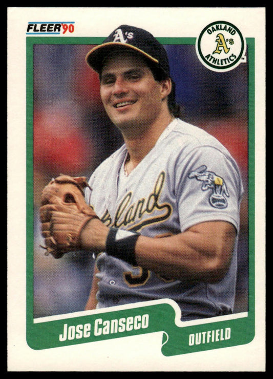 1990 Fleer #3b Jose Canseco