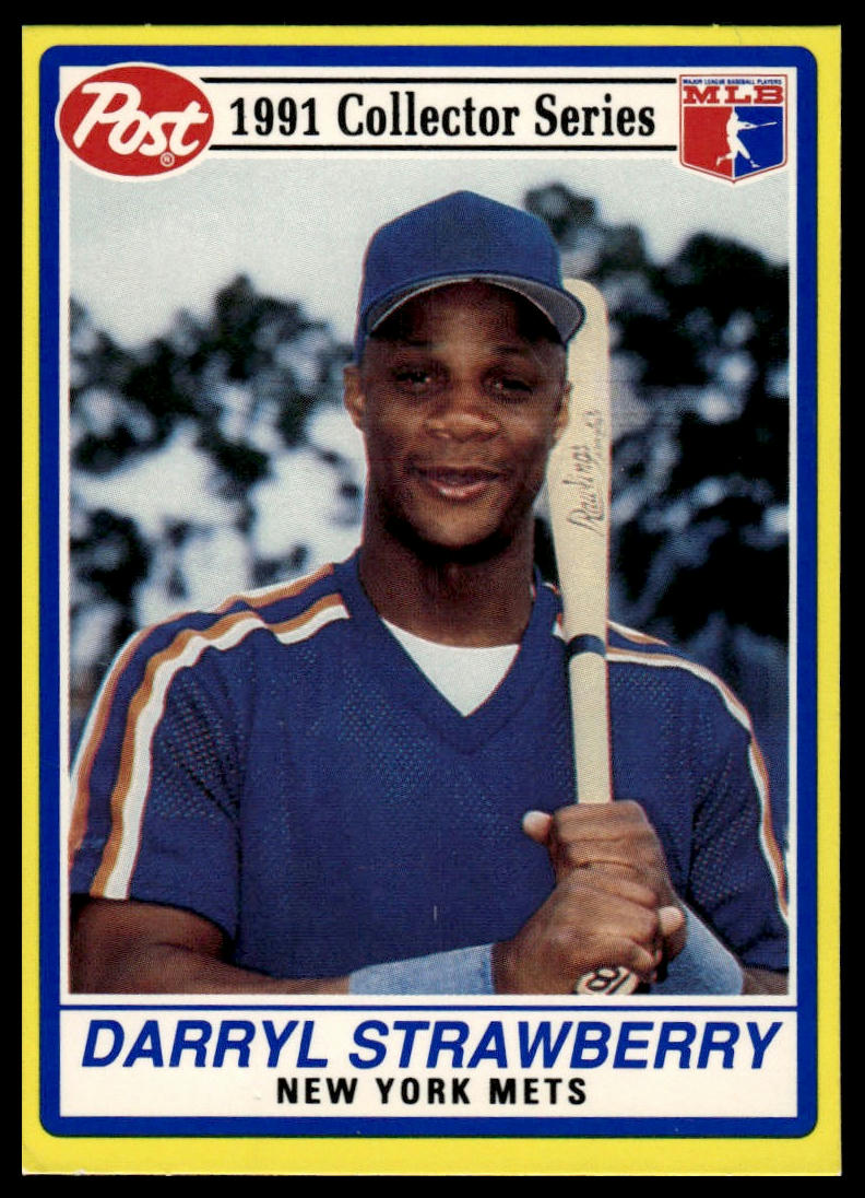 1991 Post Cereal #7 Darryl Strawberry