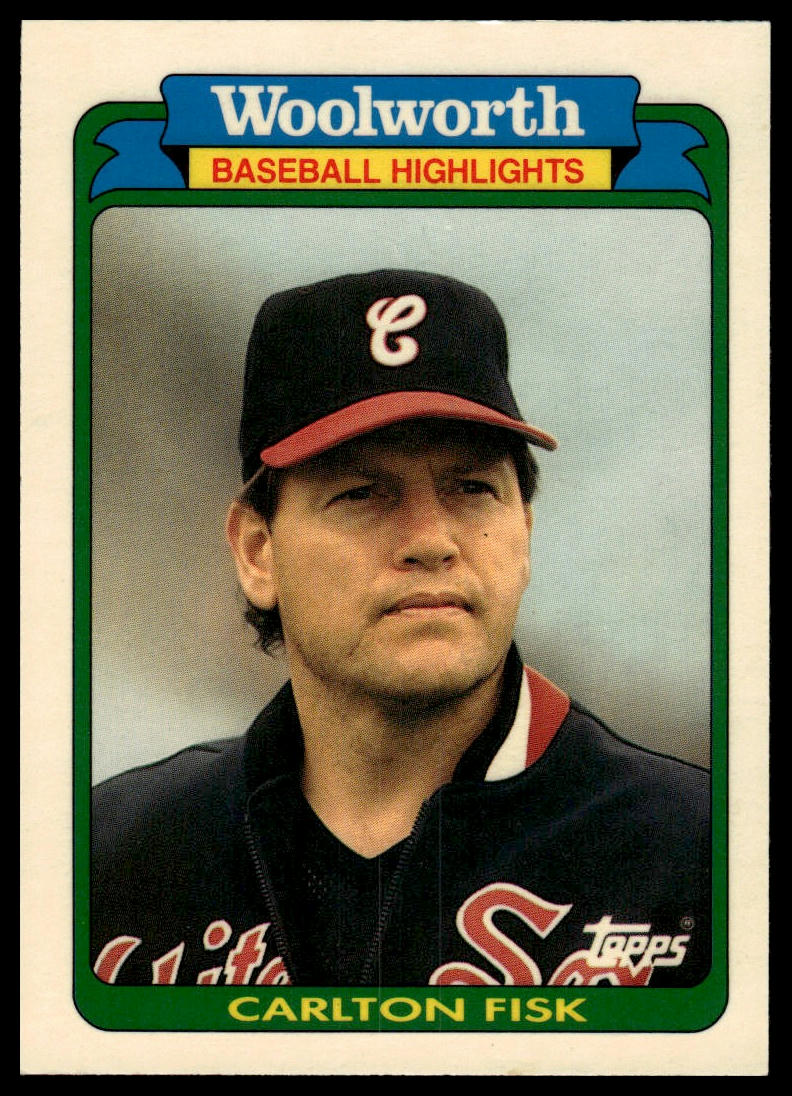 1990 Topps Woolworth Baseball Highlights #13 Carlton Fisk