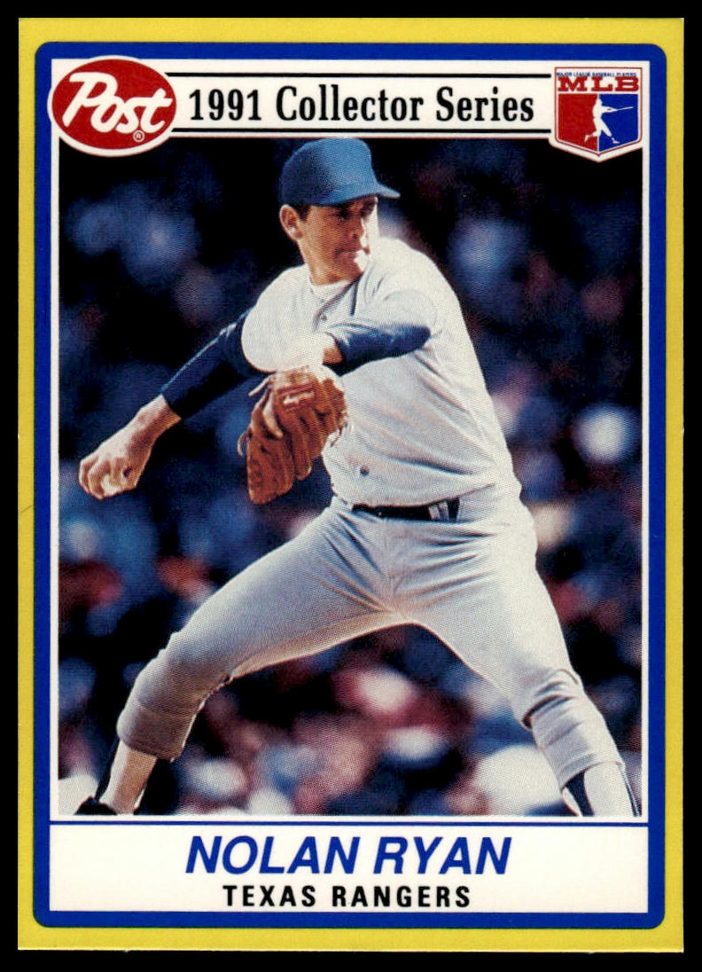 1991 Post Cereal #17 Nolan Ryan