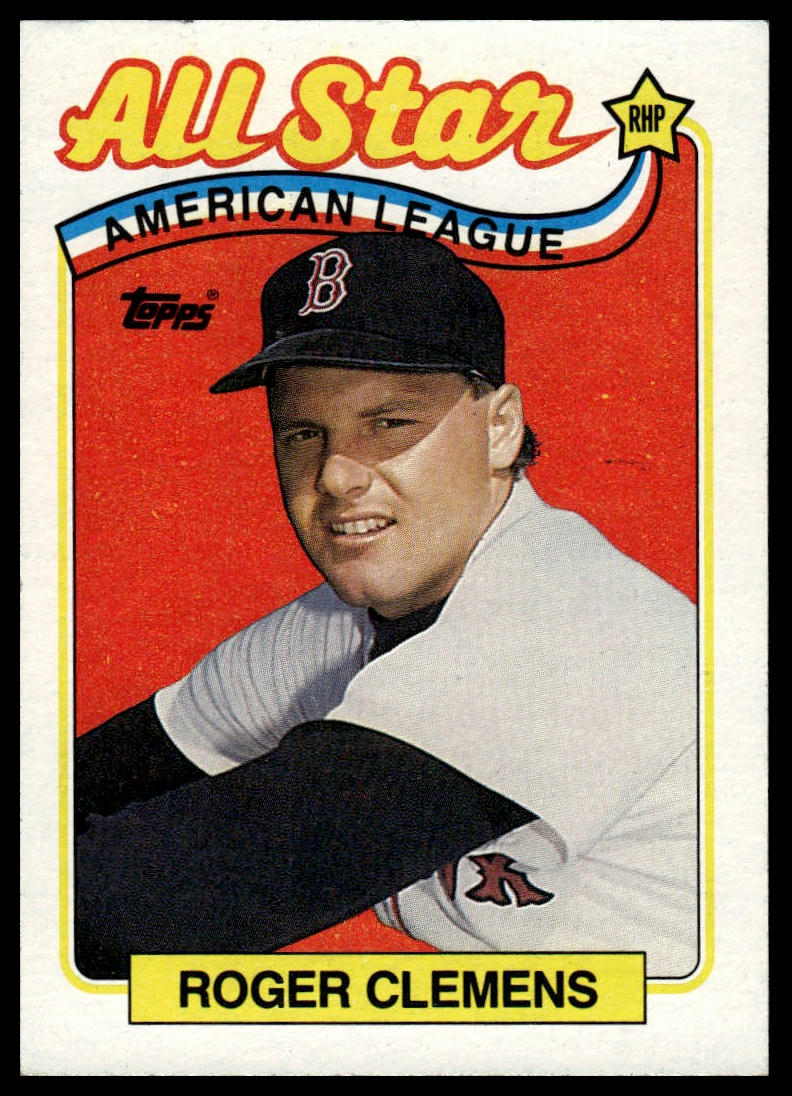 1989 Topps #405 Roger Clemens