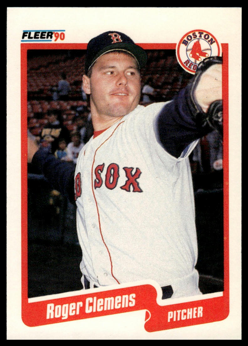 1990 Fleer #271b Roger Clemens