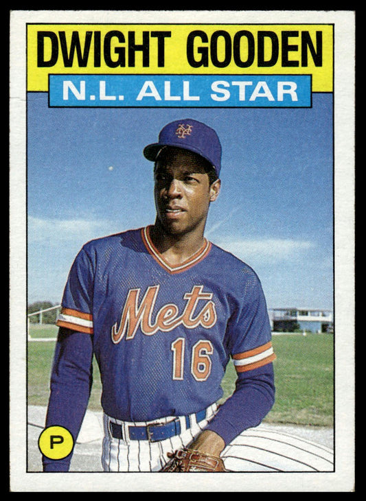 1986 Topps #709 Dwight Gooden