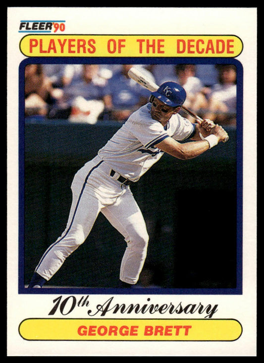 1990 Fleer #621b George Brett