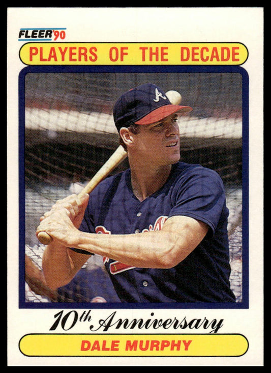 1990 Fleer #623b Dale Murphy