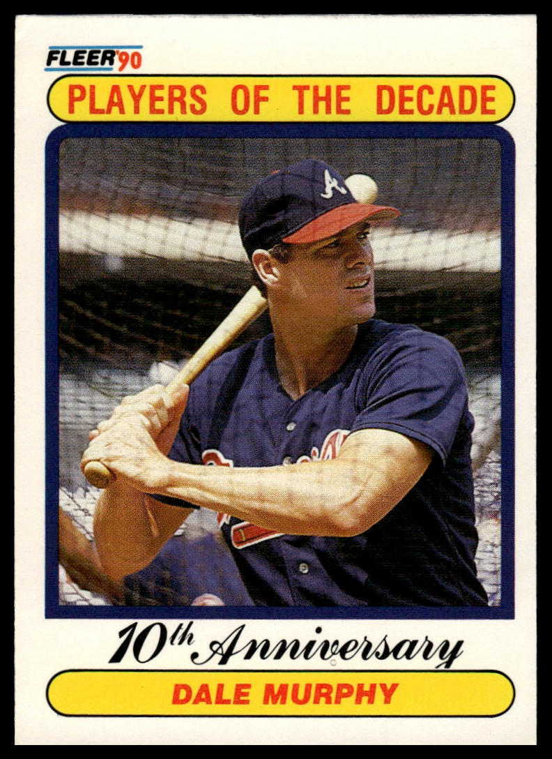 1990 Fleer #623a Dale Murphy