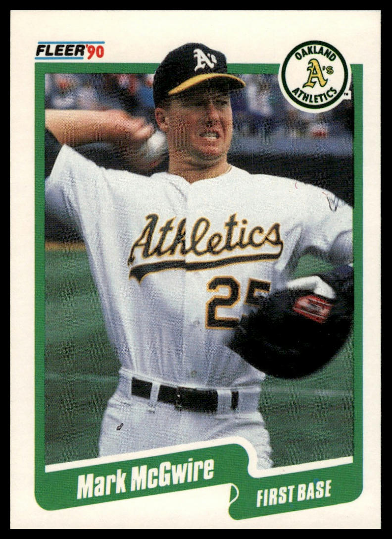 1990 Fleer #15b Mark McGwire