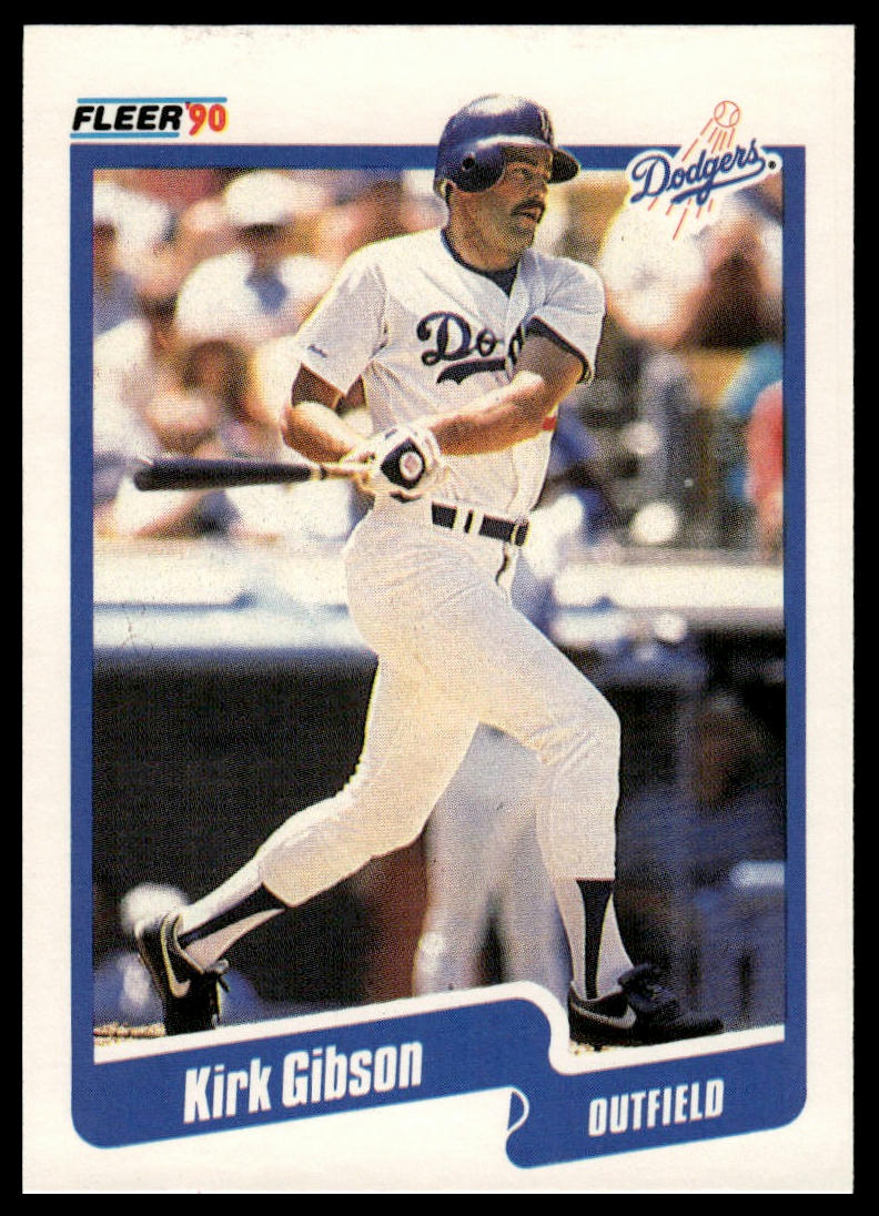 1990 Fleer Canadian #393 Kirk Gibson