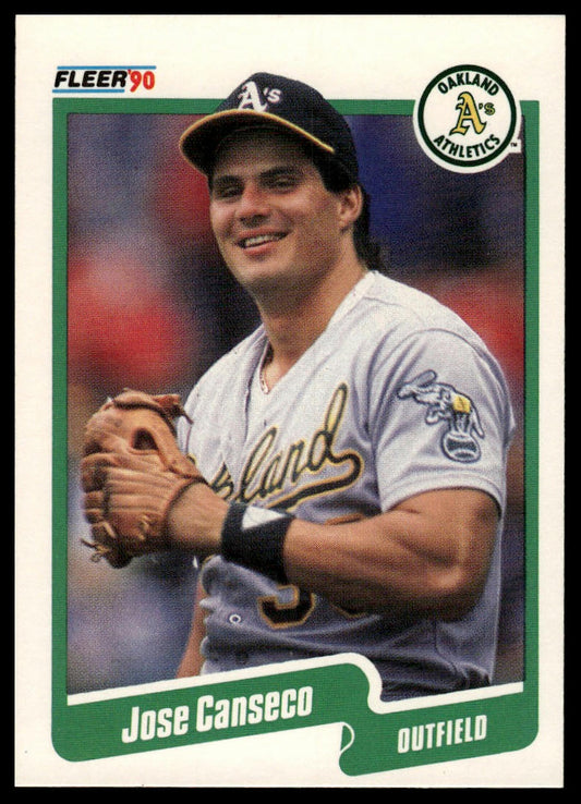 1990 Fleer #3a Jose Canseco