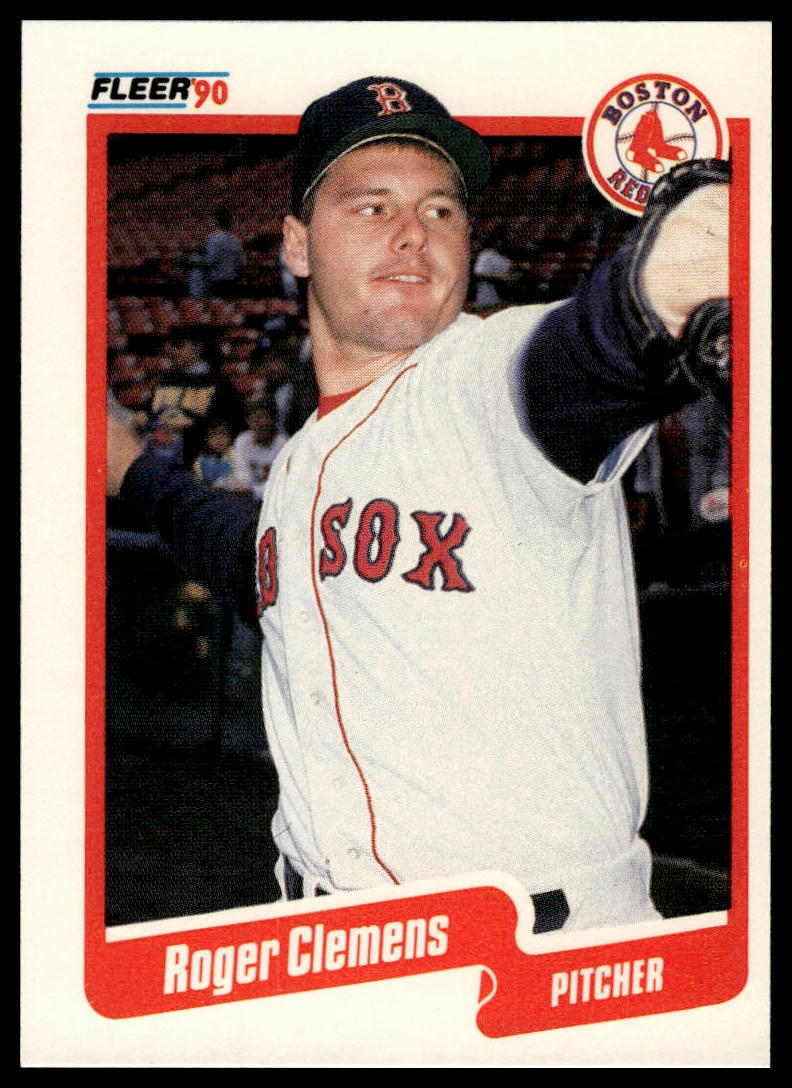 1990 Fleer #271a Roger Clemens